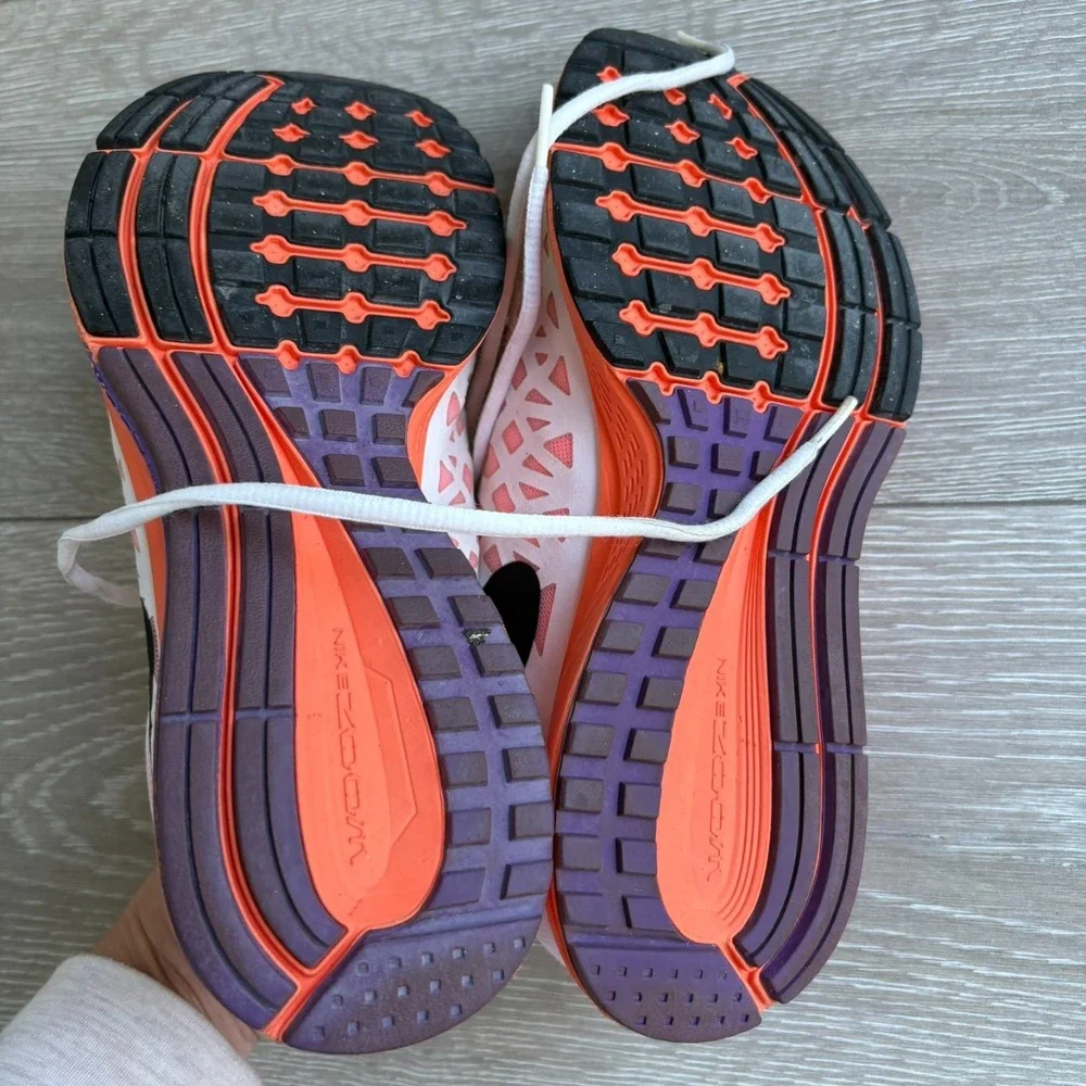 Nike Air Zoom Pegasus 31 Womens Bright Mango Orange Pink Running Shoes Size 8.5‎